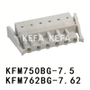 KFM750BG-7.5/KFM762BG-7.62 Pluggable terminal block