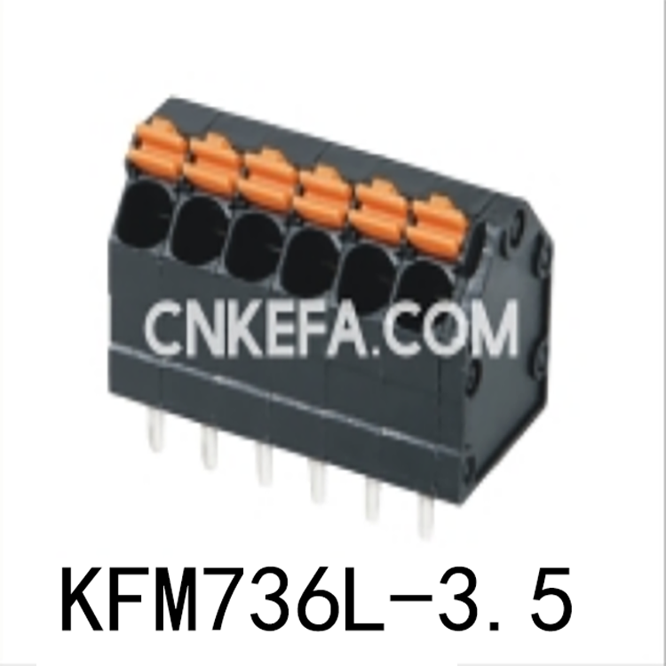 KFM736L-3.5 Spring type terminal block