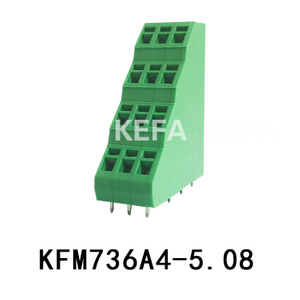 KFM736A4-5.08 Spring type terminal block
