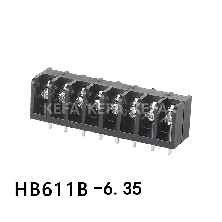 HB611B-6.35 Barrier terminal block