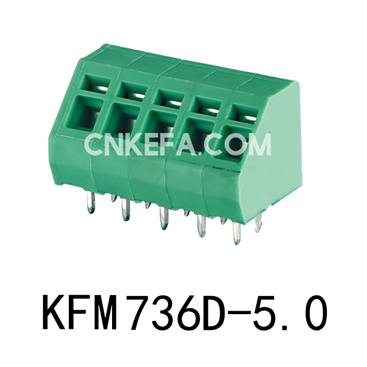 KFM736D-5.0 Spring type terminal block