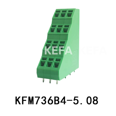 KFM736B4-5.08 Spring type terminal block
