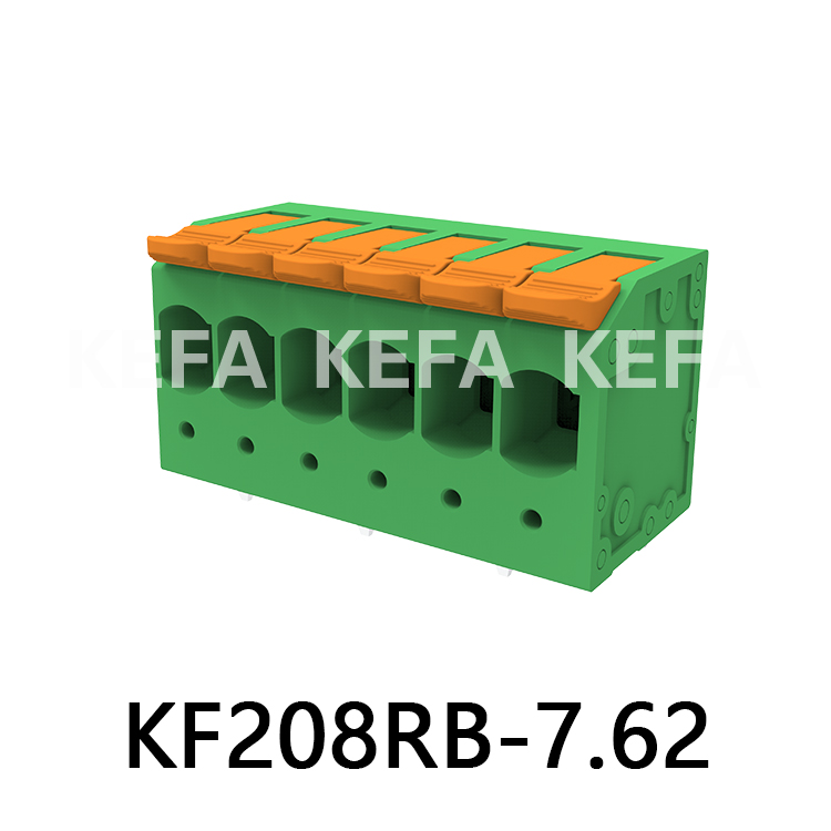 KF208RB-7.5/7.62  Spring type terminal block