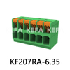 KF207RA-6.35 Spring type terminal block