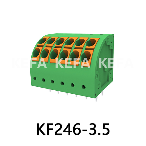 KF246-3.5 Spring type terminal block