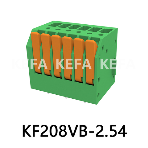 KF208VB-2.5/2.54 Spring type terminal block