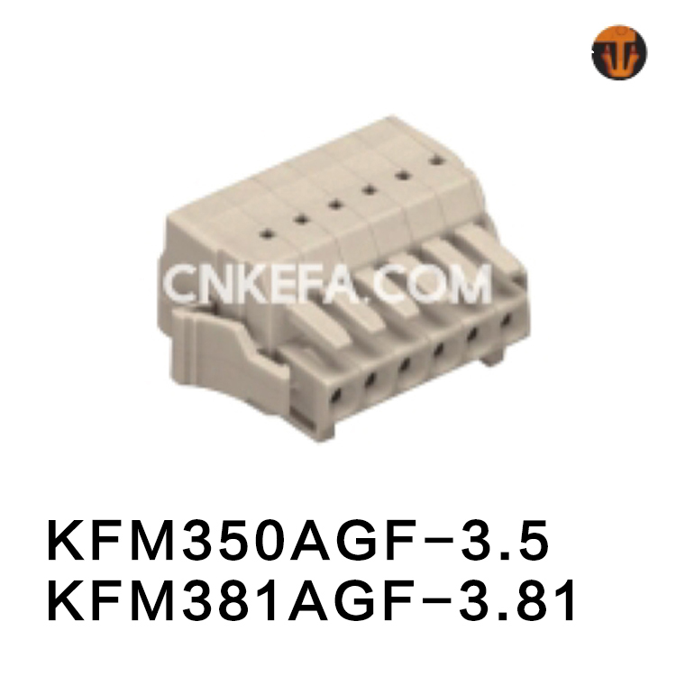KFM350AGF-3.5/ KFM381AGF-3.81 Pluggable terminal block