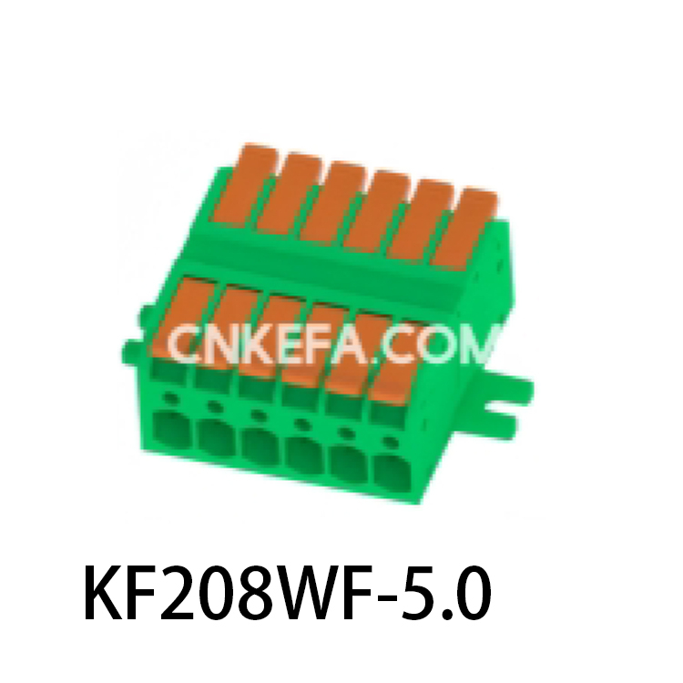 KF208WF-5.0 Spring type terminal block