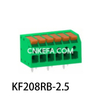 KF208RB-2.5/2.54 Spring type terminal block