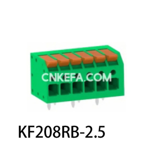 KF208RB-2.5/2.54 Spring type terminal block