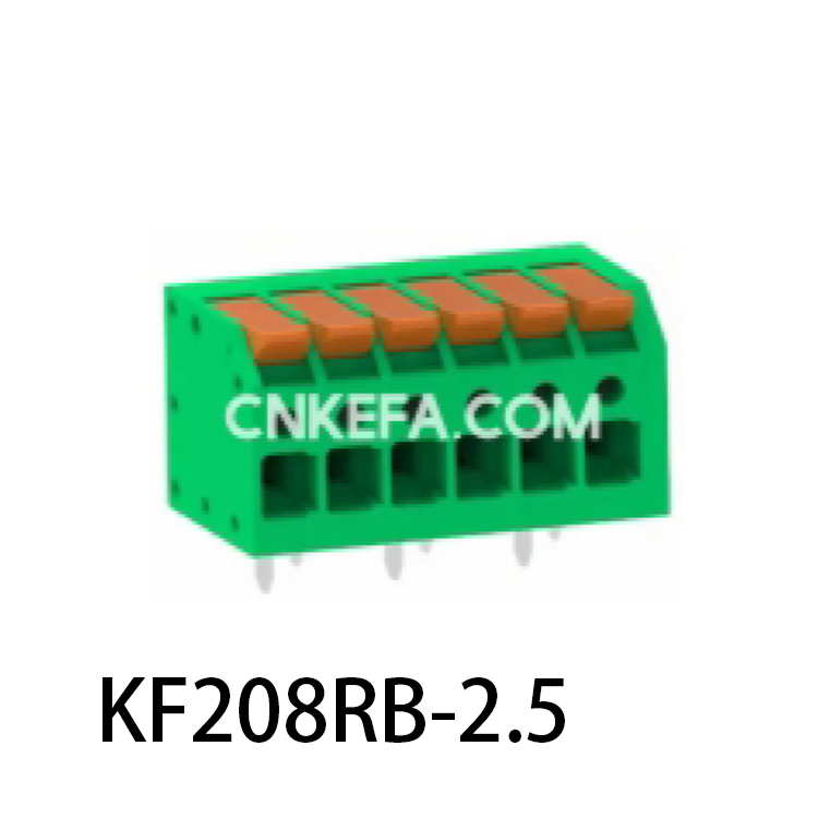 KF208RB-2.5/2.54 Spring type terminal block