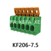 KF206-7.5 Spring type terminal block