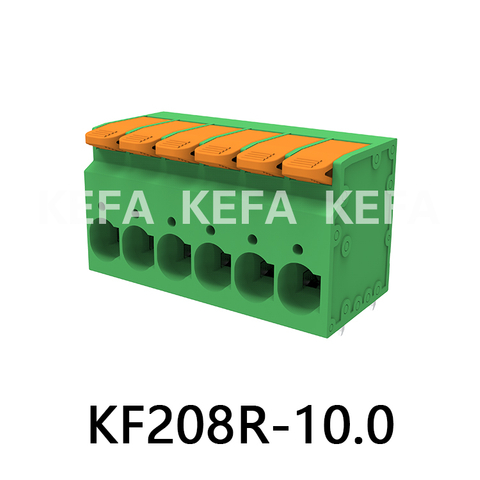 KF208R-10.0 Spring type terminal block