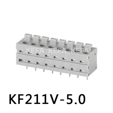 KF211V-5.0  Spring type terminal block