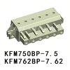 KFM750BP-7.5/KFM762BP-7.62 Pluggable terminal block