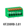 KF208RB-3.5/3.81  Spring type terminal block