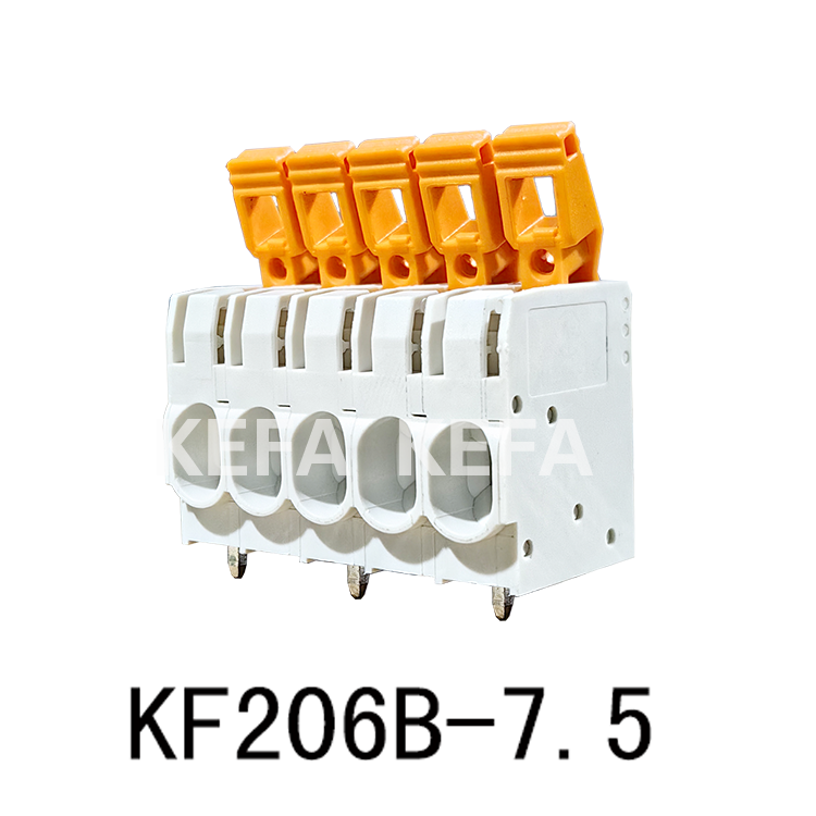 KF206B-7.5  Spring type terminal block
