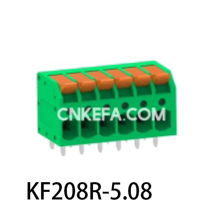 KF208R-5.0/5.08 Spring type terminal block