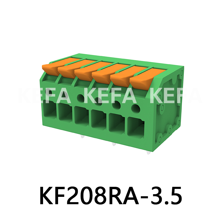 KF208RA-3.5/3.81  Spring type terminal block