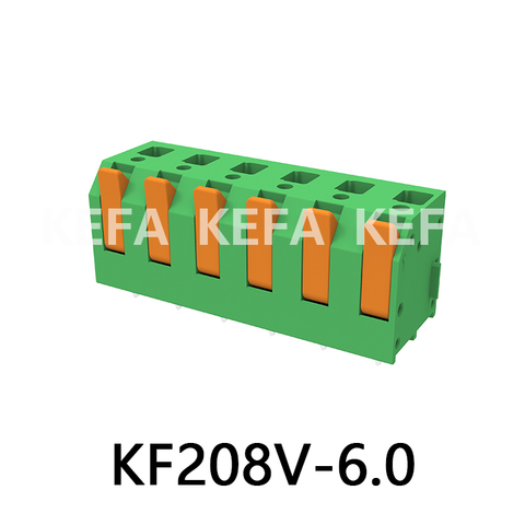 KF208V-6.0 Spring type terminal block
