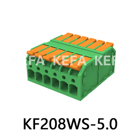 KF208WS-5.0 Spring type terminal block