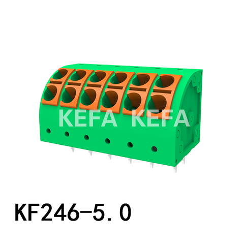 KF246-5.0 Spring type terminal block