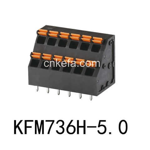 KFM736H-5.0 Spring type terminal block