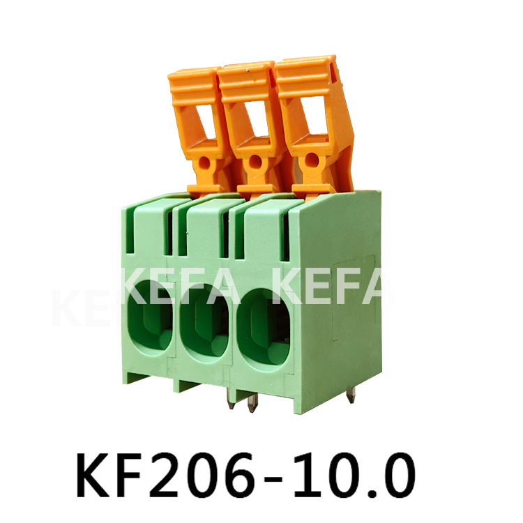KF206-10.0 Spring type terminal block