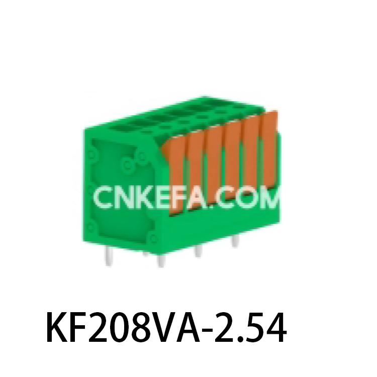 KF208VA-2.5/2.54 Spring type terminal block