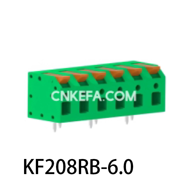 KF208RB-6.0 Spring type terminal block