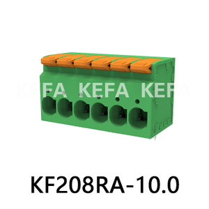 KF208RA-10.0 Spring type terminal block