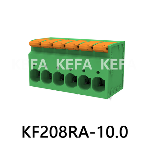 KF208RA-10.0 Spring type terminal block