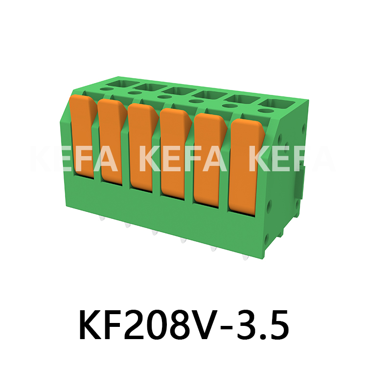 KF208V-3.5/3.81  Spring type terminal block