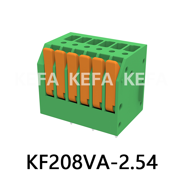 KF208VA-2.5/2.54 Spring type terminal block