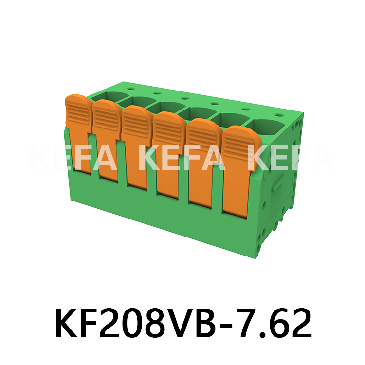 KF208VB-7.5/7.62  Spring type terminal block