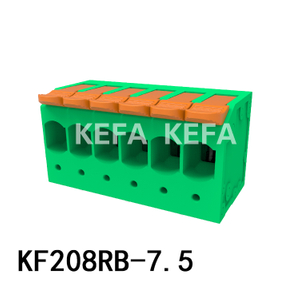 KF208RB-7.5  Spring type terminal block