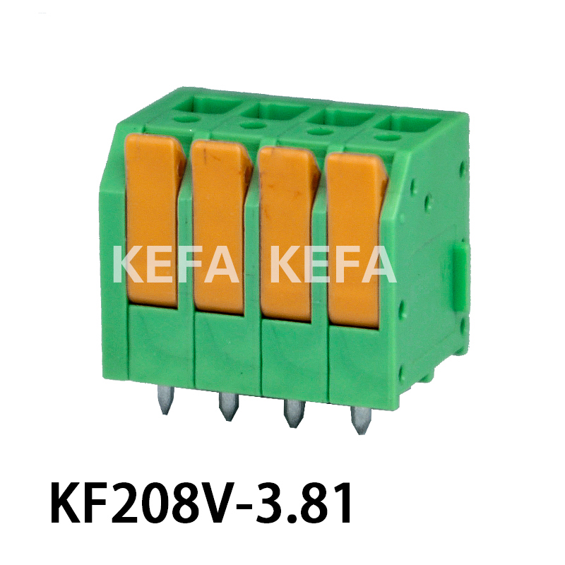 KF208V-3.5/3.81  Spring type terminal block