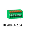 KF208RA-2.5/2.54 Spring type terminal block