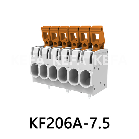 KF206A-7.5 Spring type terminal block