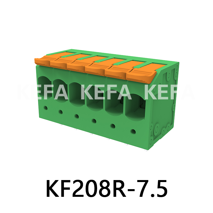 KF208R-7.5/7.62  Spring type terminal block