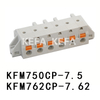 KFM750CP-7.5/KFM762CP-7.62 Pluggable terminal block