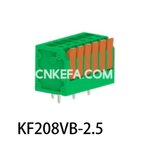 KF208VB-2.5/2.54 Spring type terminal block