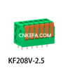 KF208V-2.5/2.54 Spring type terminal block