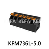 KFM736L-5.0 Spring type terminal block