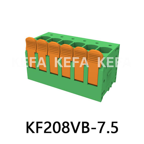 KF208VB-7.5/7.62  Spring type terminal block