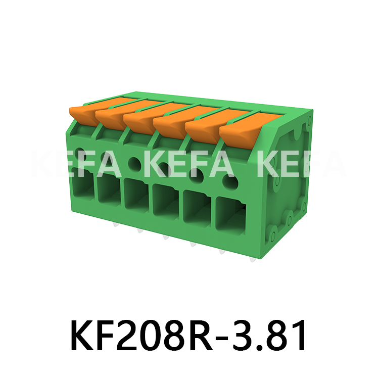 KF208R-3.5/3.81  Spring type terminal block