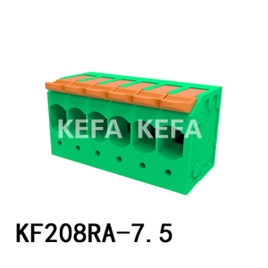 KF208RA-7.5  Spring type terminal block