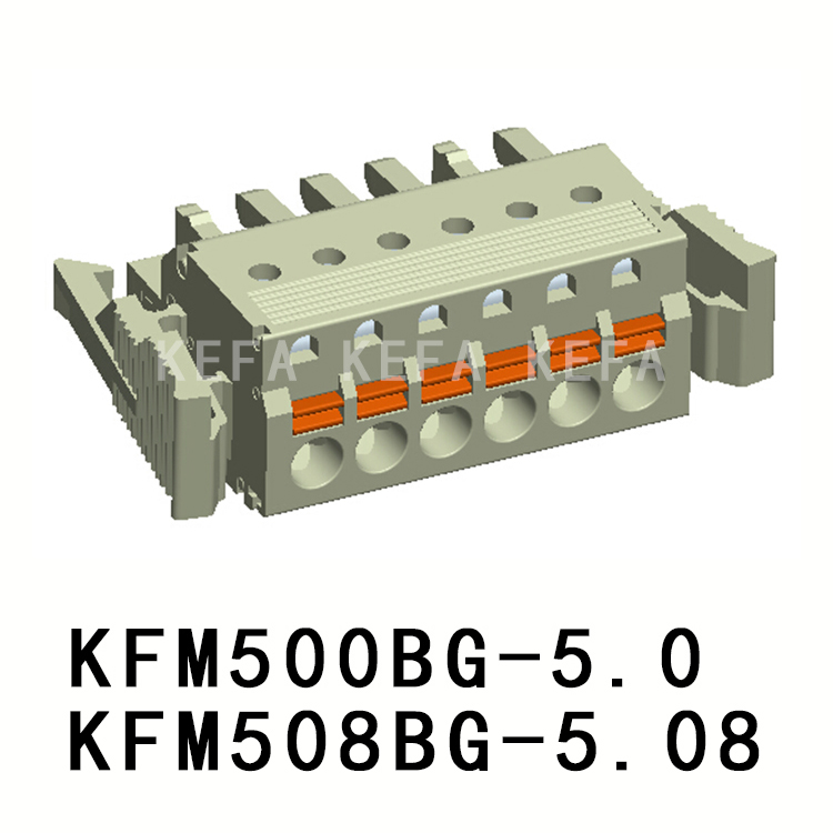 KFM500BG-5.0/KFM508BG-5.08 Pluggable terminal block