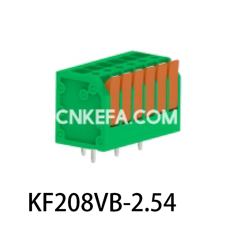 KF208VB-2.5/2.54 Spring type terminal block