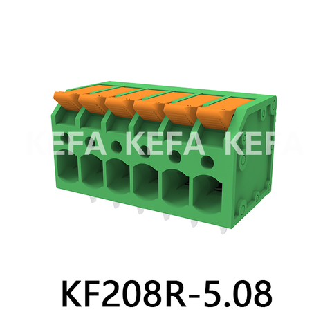 KF208R-5.0/5.08 Spring type terminal block